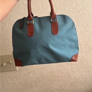 GAP Blue material and leather cotton